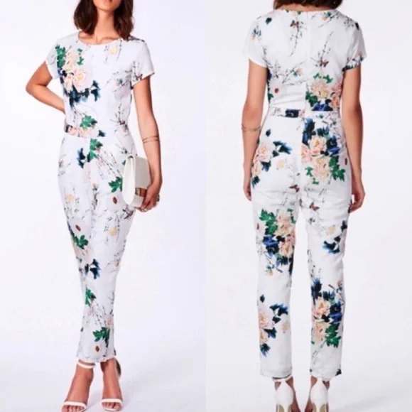 Missguided Pants Jumpsuits Nwt Missguided Floral Print